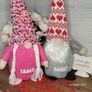 Personalized Valentine Gnomes